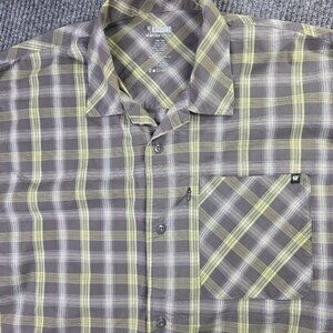 Blackhawk Warrior Wear Shirt Mens XL Brown Plaid Button Up Tactical Outdoor Work
